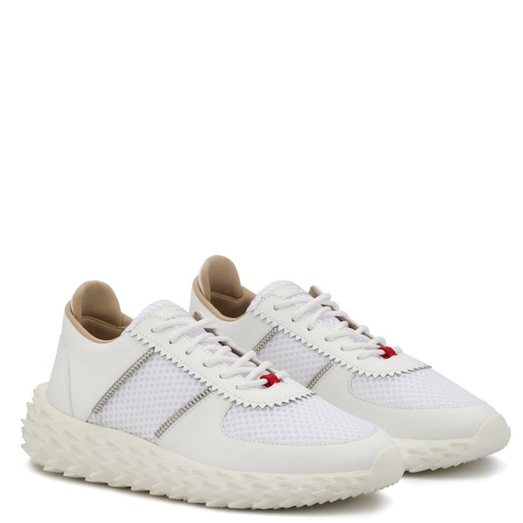 Giuseppe Zanotti Urchin White Low-Top Sneakers Chunky size 40 men’s 7 woman’s 10